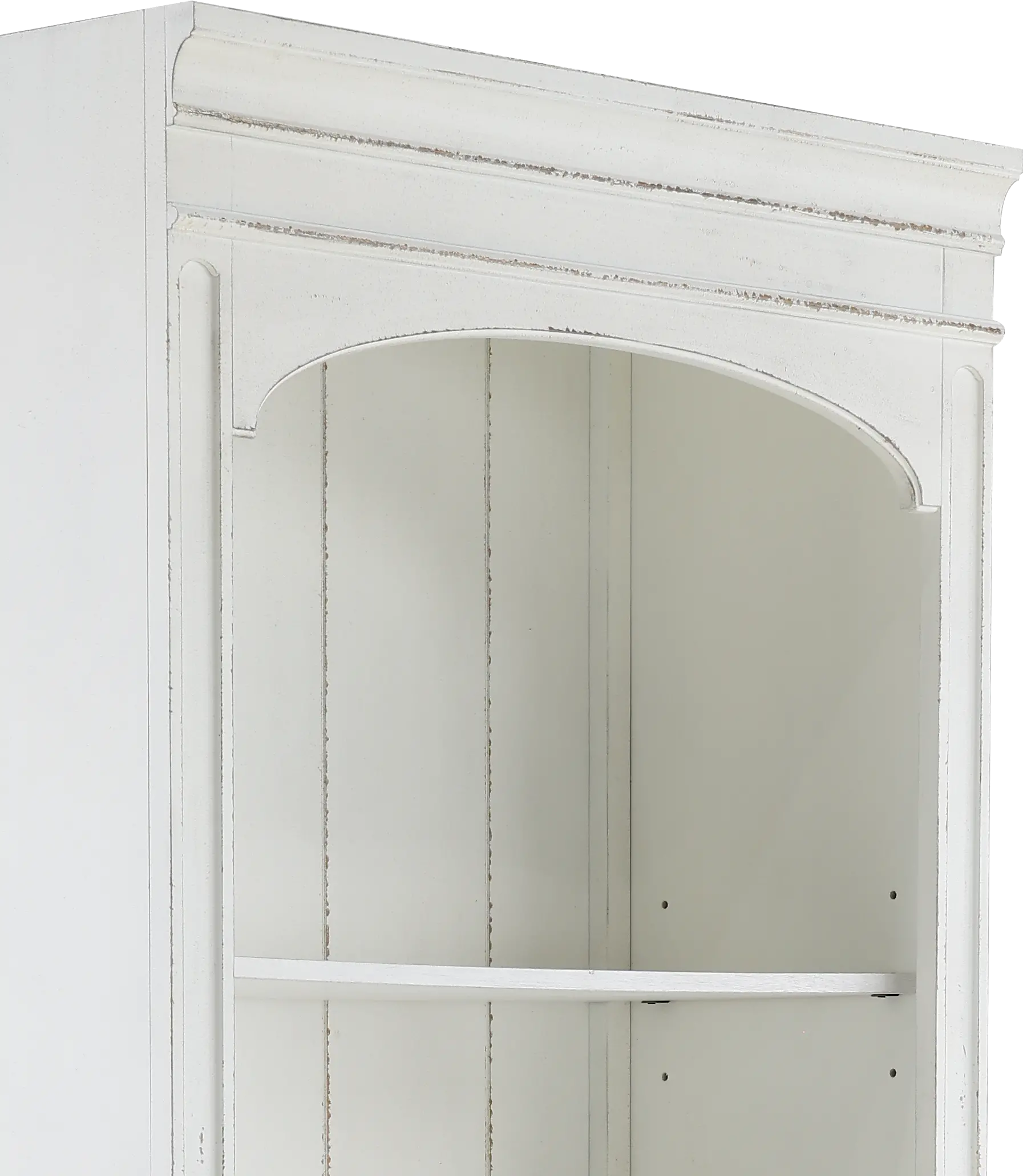 244-HO201 Magnolia Manor Antique White Bookcase-9