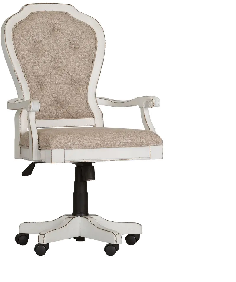 Magnolia Manor Antique White Desk Chair