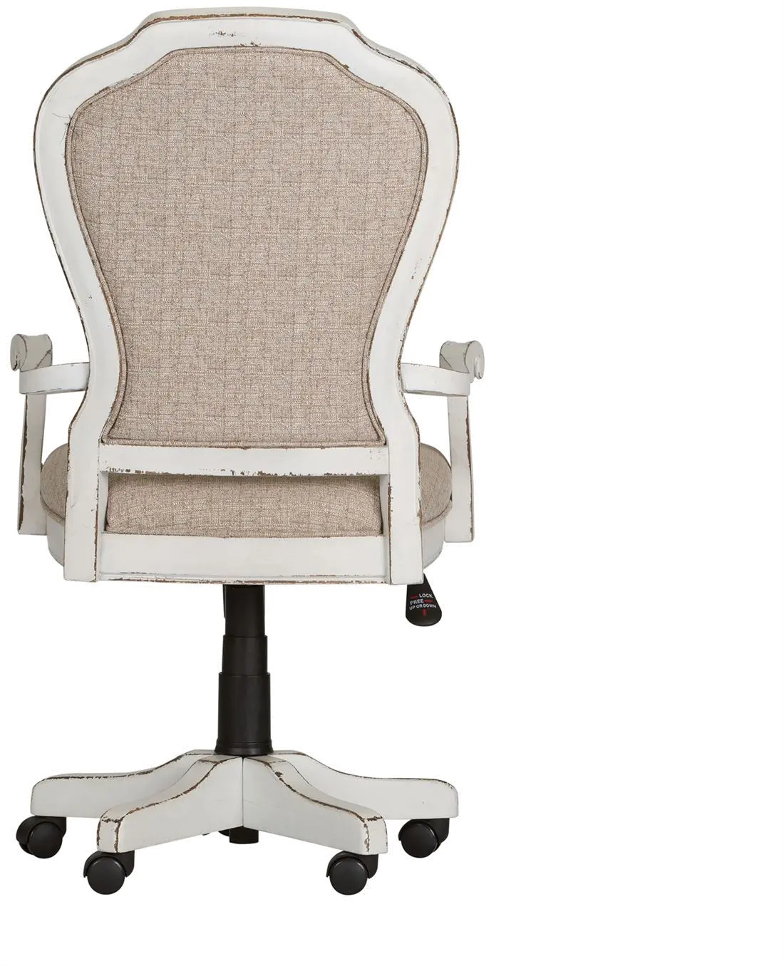 244-HO197 Magnolia Manor Antique White Desk Chair-3