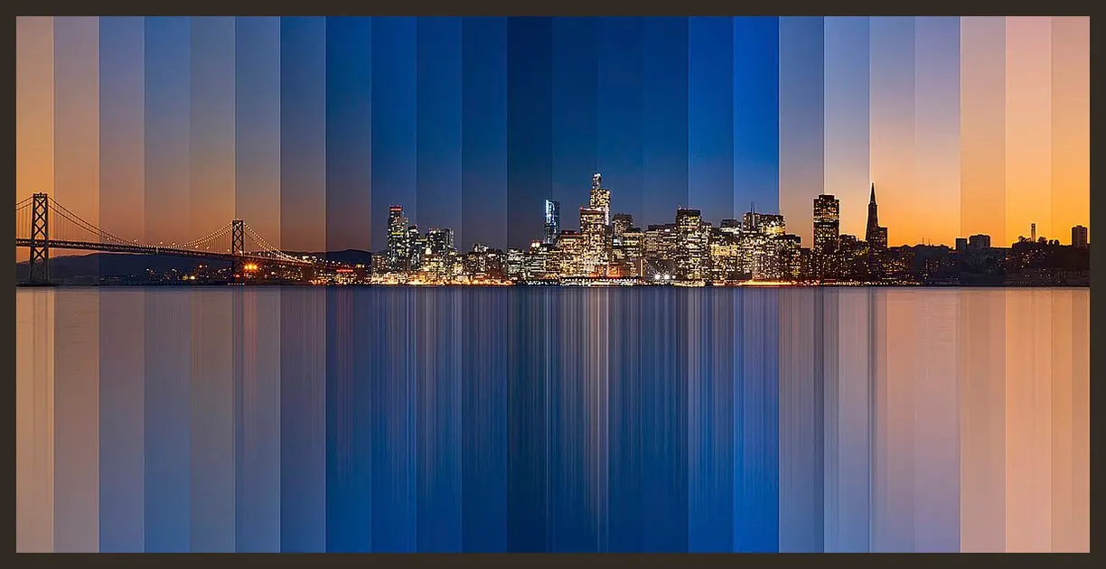 Chromatic Symphony Framed Wall Art-1