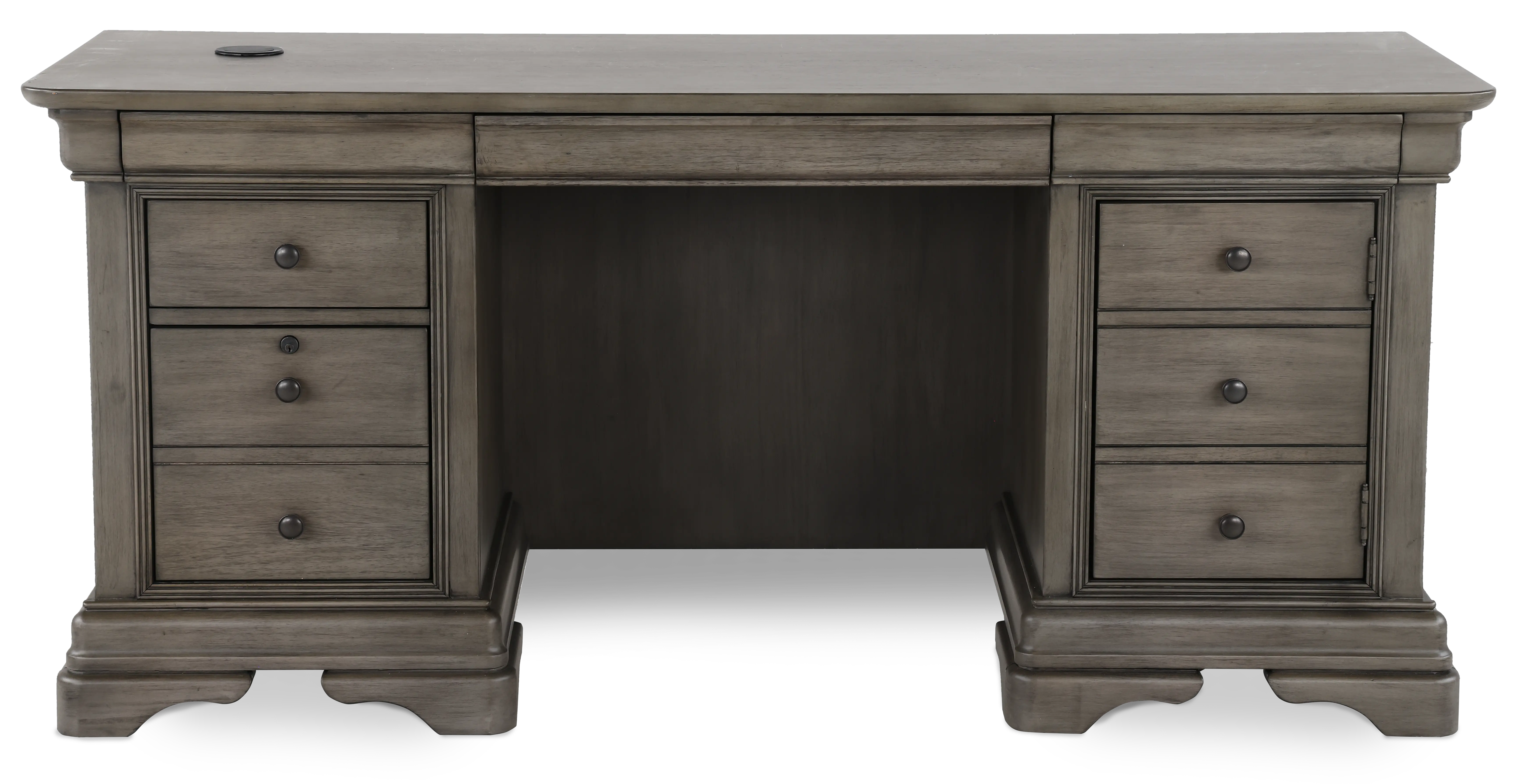 Sinclair Ash Gray Credenza-1