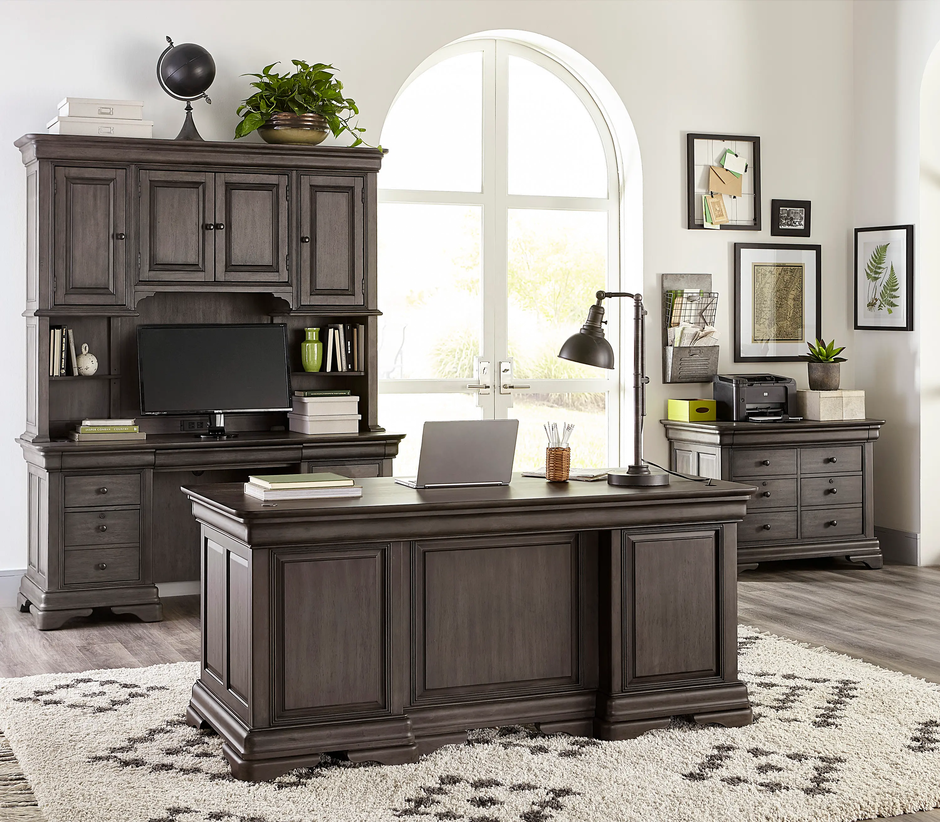 Sinclair Gray Executive Desk-3