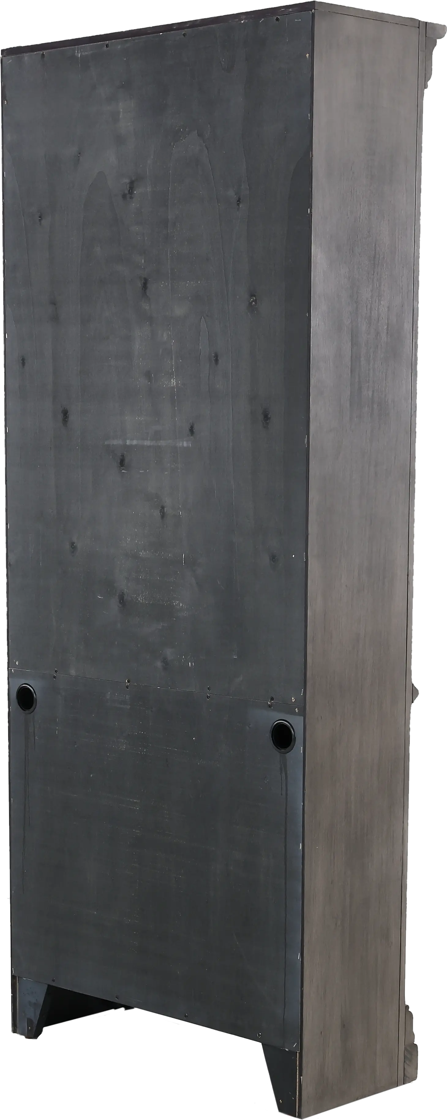 Sinclair Ash Gray Bookcase with Door-5