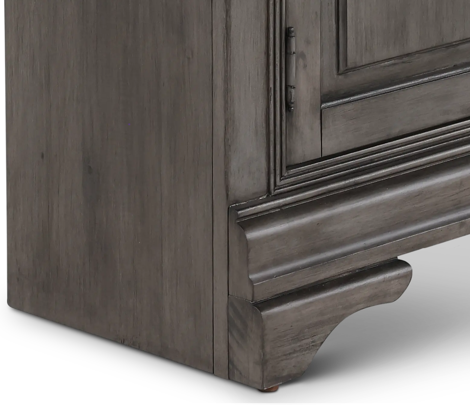 Sinclair Ash Gray Bookcase with Door-7