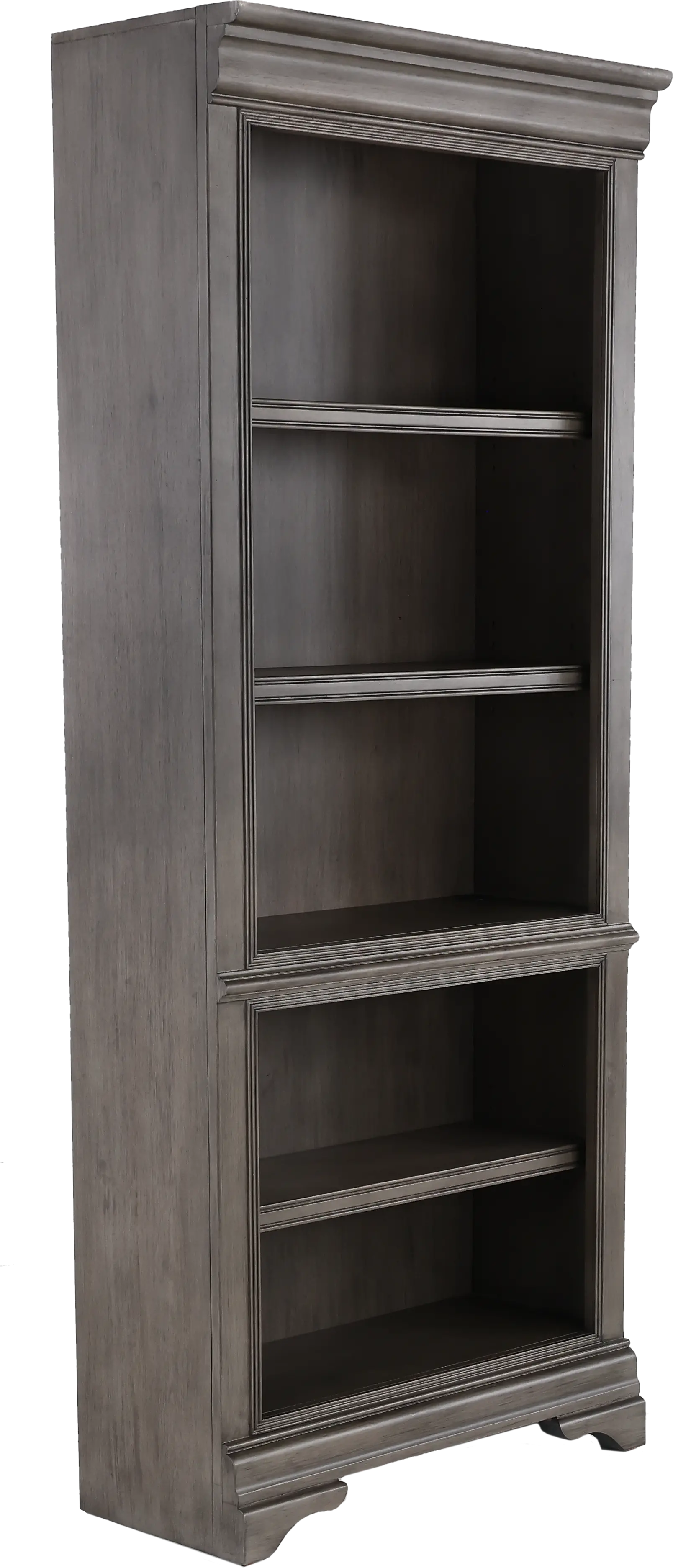 Sinclair Ash Gray Bookcase-1