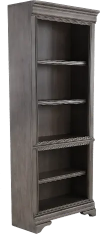 Sinclair Ash Gray Bookcase