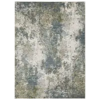 Caravan 5 x 8 Blue and Green Area Rug
