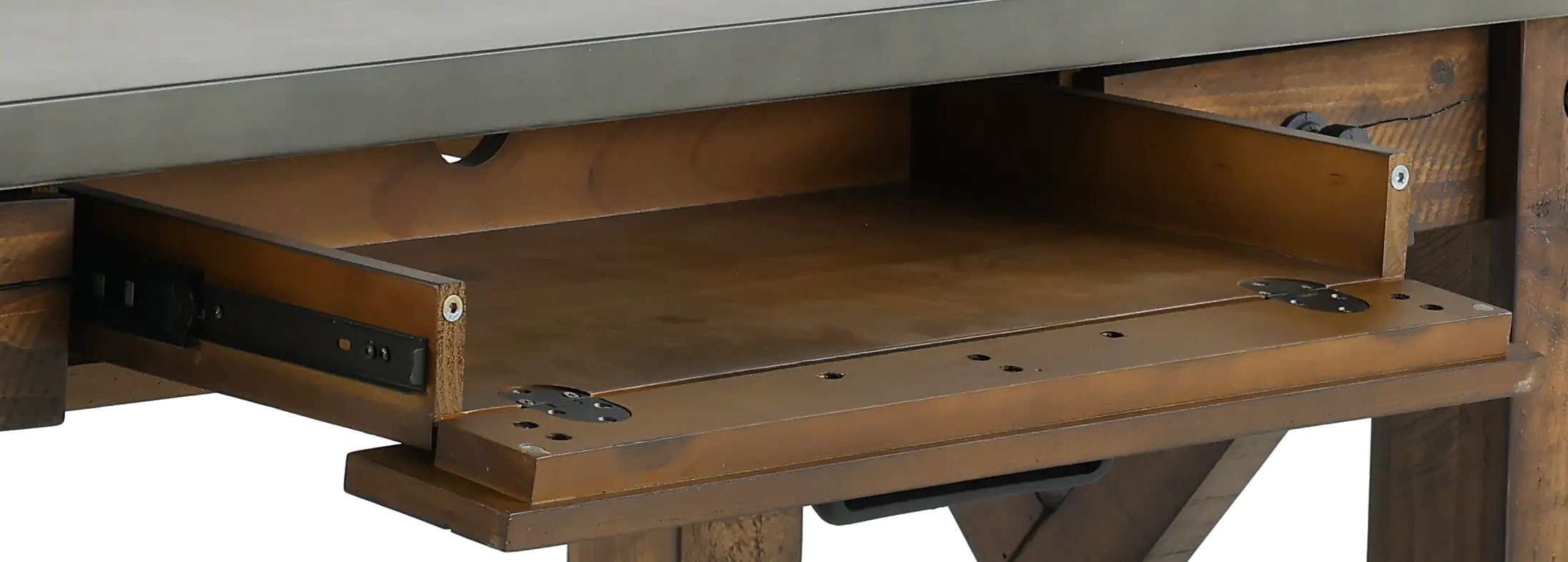 Jasper Brown and Gray Writing Desk-9