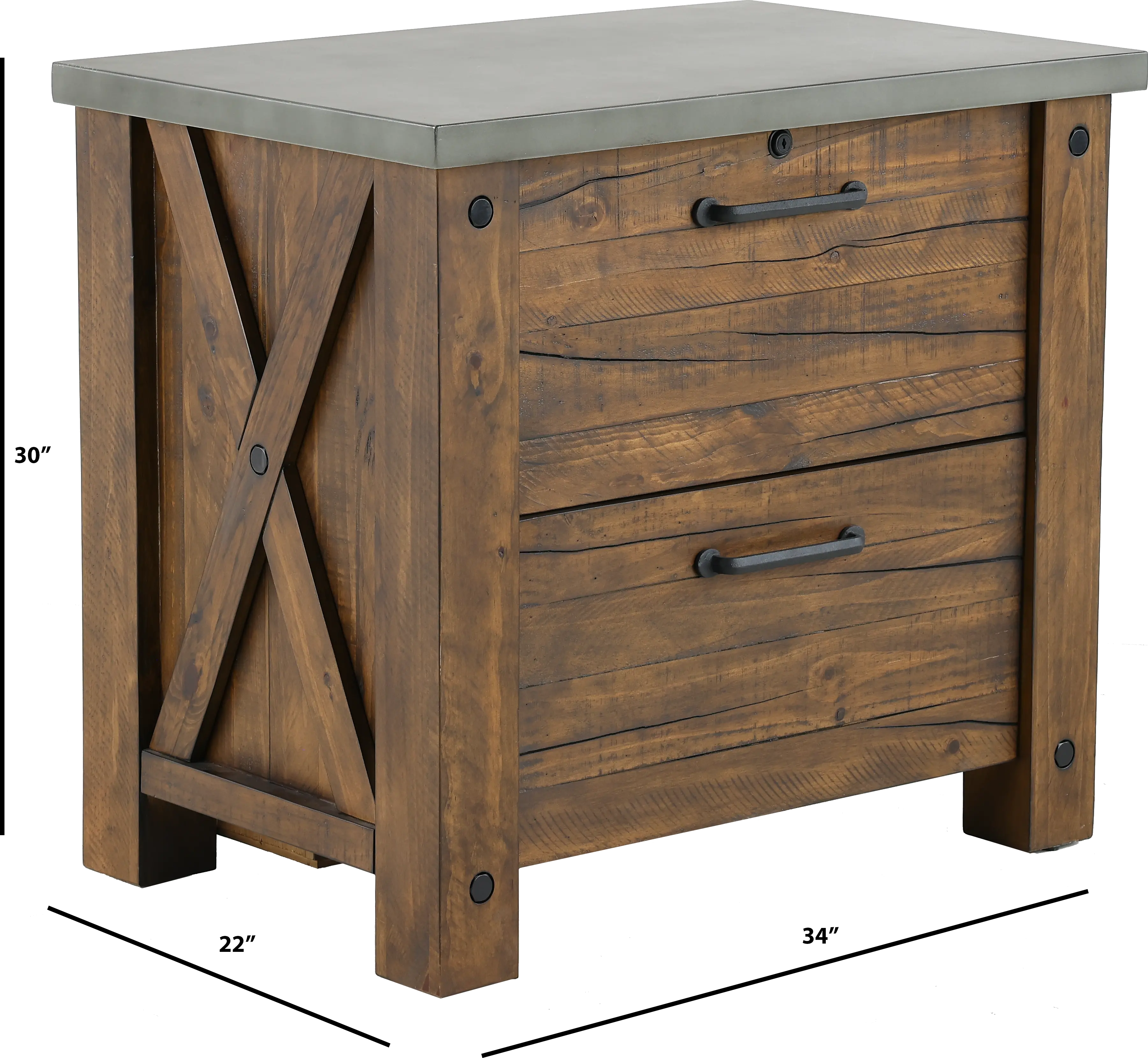 Jasper Brown File Cabinet-3