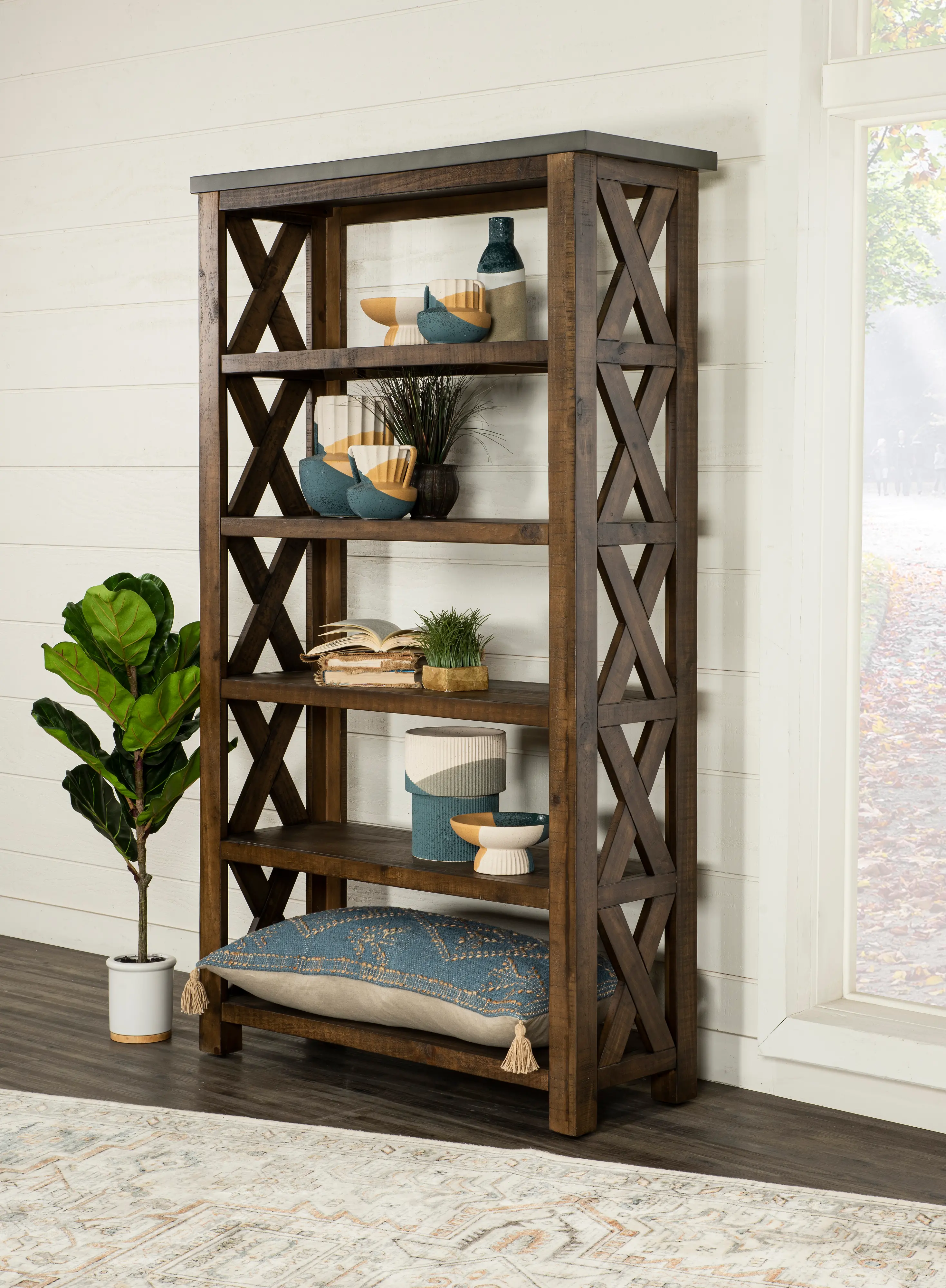 Jasper Brown Bookcase-2