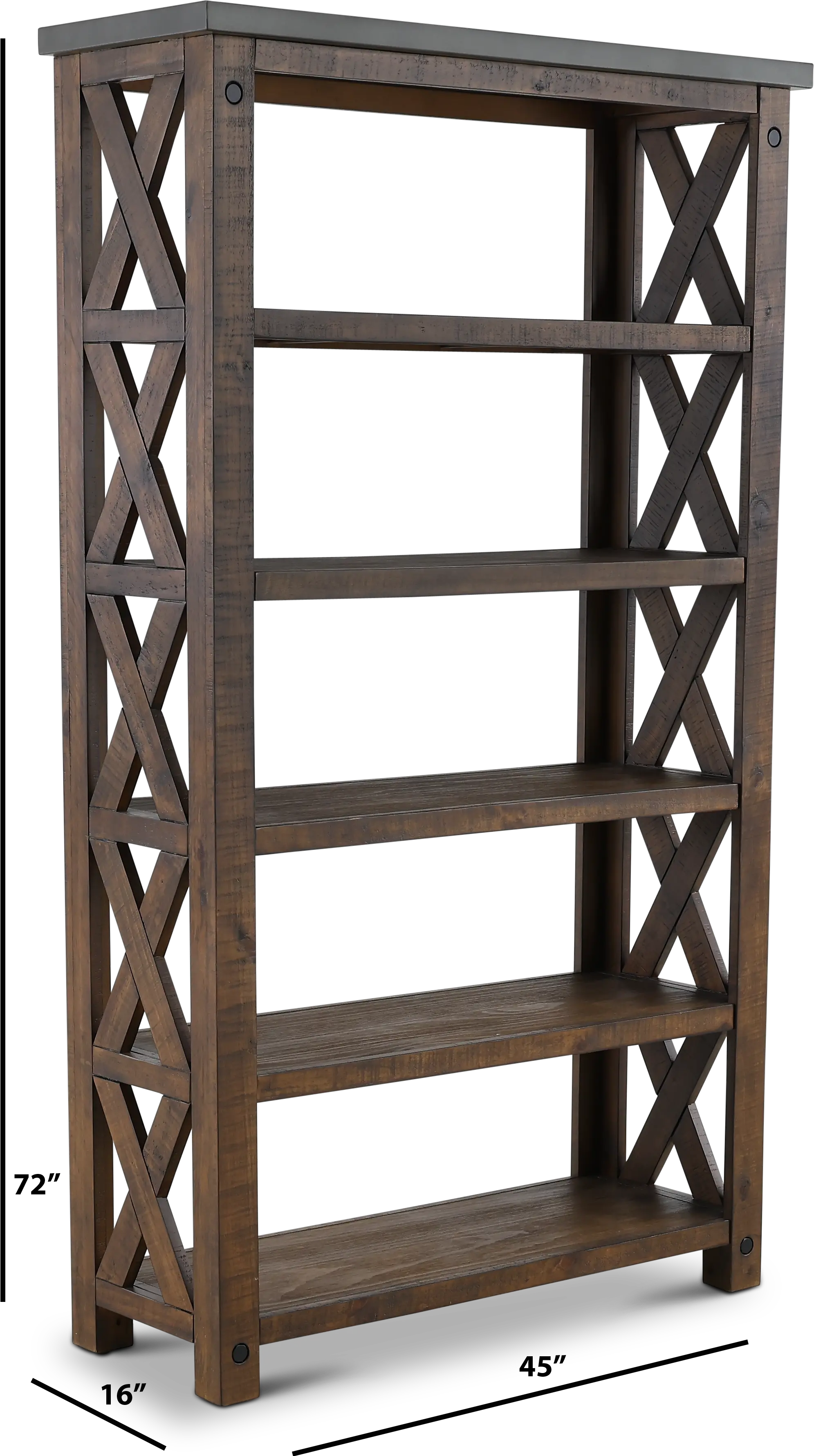 Jasper Brown Bookcase-3