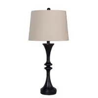 Oil Rubbed Bronze Table Lamp with USB Port