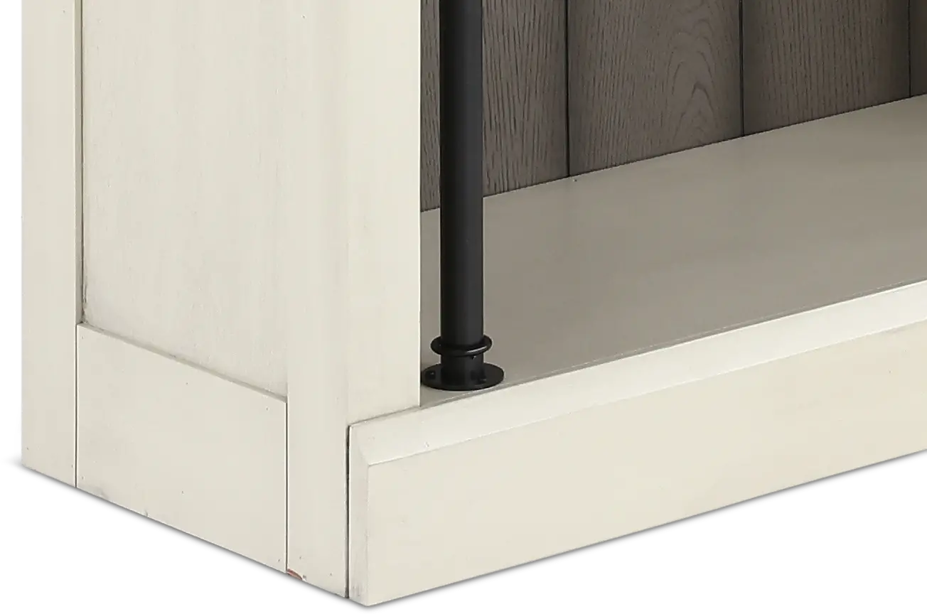 Toulouse 94  White Bookcase-7