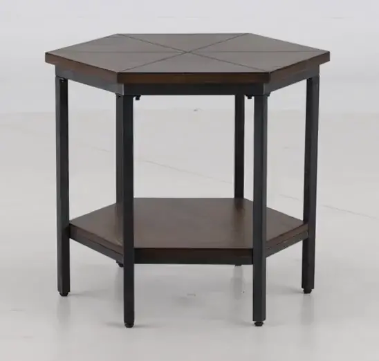 Ultimo Mocha Brown End Table-4