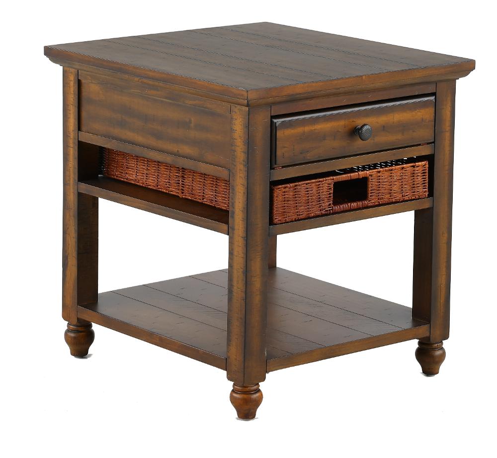 Cottage Lane Brown End Table