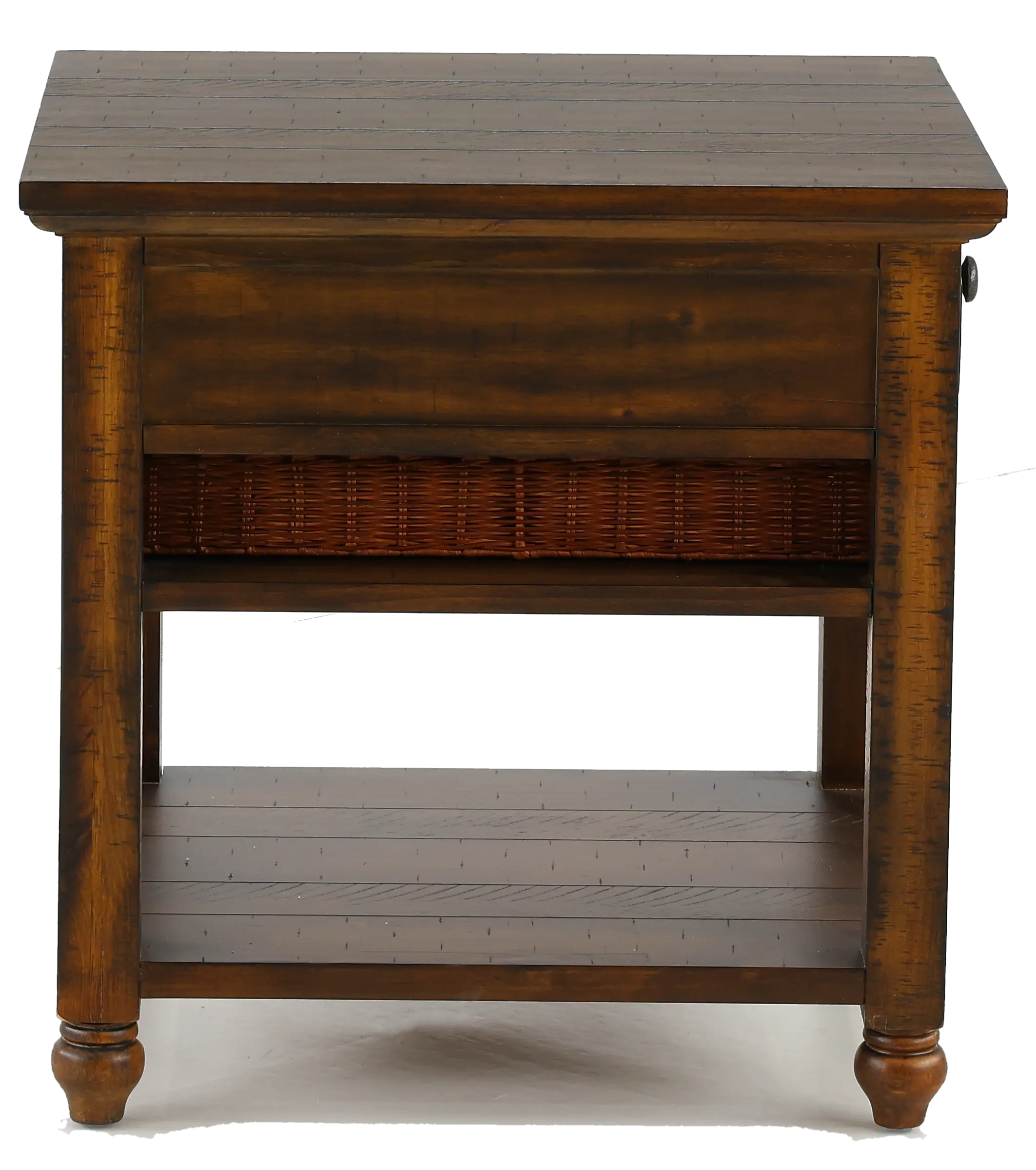 Cottage Lane Brown End Table-9
