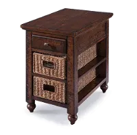 Cottage Lane Brown Side Table