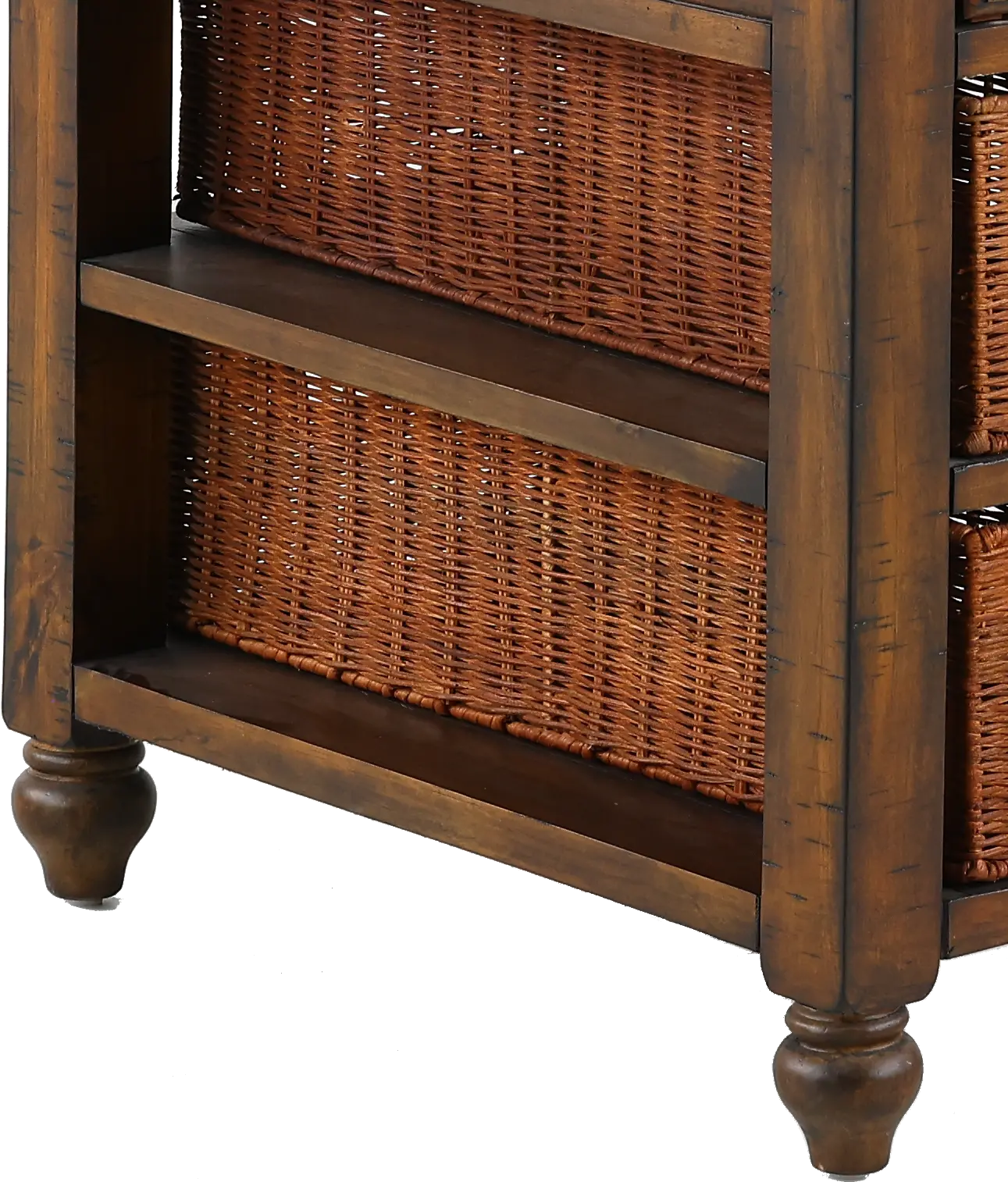 Cottage Lane Brown Side Table-2