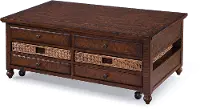 Cottage Lane Brown Lift-top Coffee Table