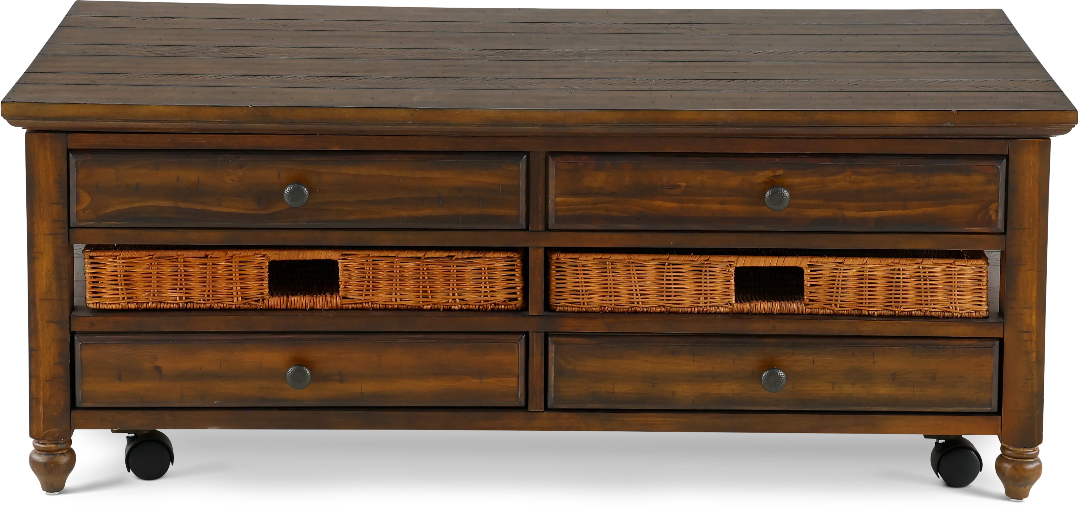 Cottage Lane Brown Lift-top Coffee Table-3