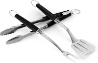 6630,PRM_TOOLSET_3PK Weber Premium Grilling Tool Set - 3 Pack