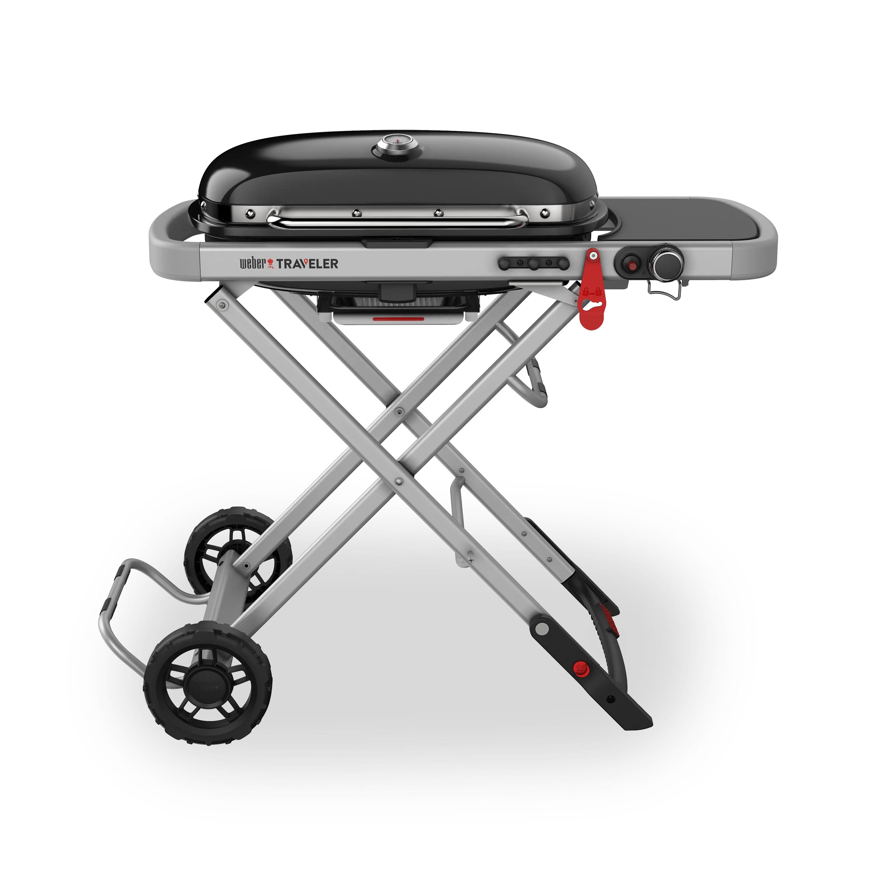 9010001,TRAVELER,BLK Weber Traveler Portable Liquid Propane Grill-1
