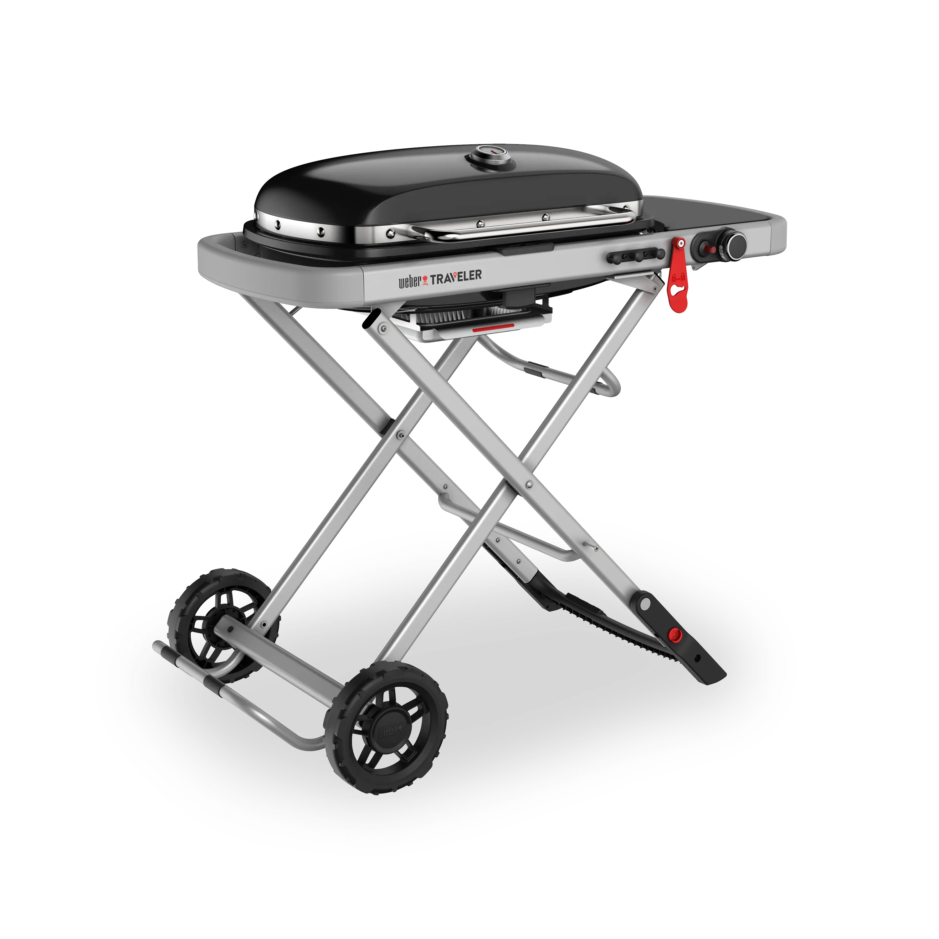 9010001,TRAVELER,BLK Weber Traveler Portable Liquid Propane Grill-4