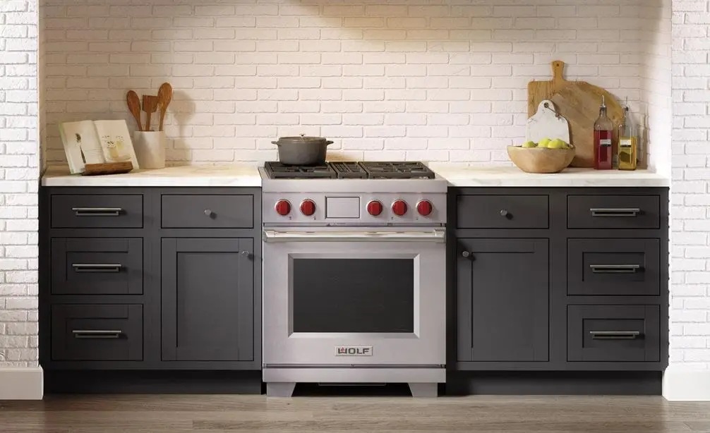 DF30450/S/P Wolf 5.1 Cu Ft Dual Fuel 4-Burner Range - Stainless Steel 30 Inch-3