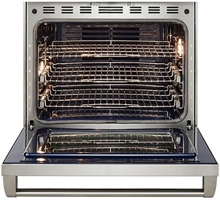 DF30450/S/P Wolf 5.1 Cu Ft Dual Fuel 4-Burner Range - Stainless Steel 30 Inch-1