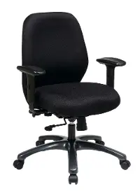 54666 Series Black Ergonomic Desk Chair