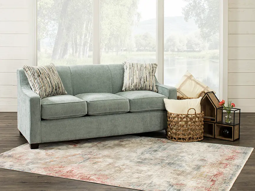 Marinette Light Gray Convertible Full Sleeper Sofa-2