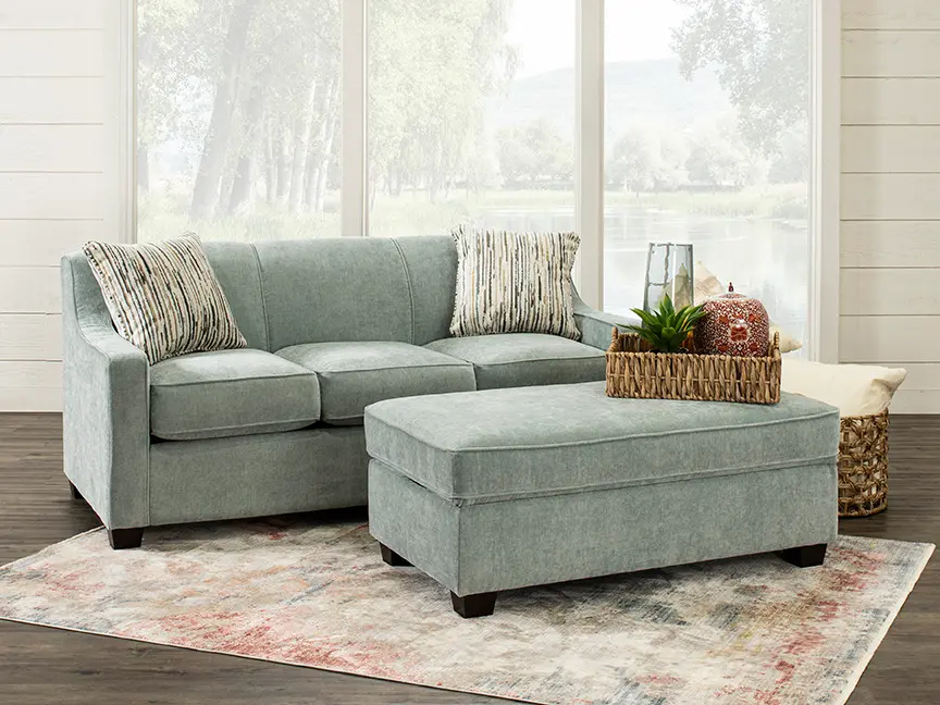 Marinette Light Gray Convertible Full Sleeper Sofa-4