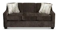 Marinette Dark Brown Convertible Full Sleeper Sofa