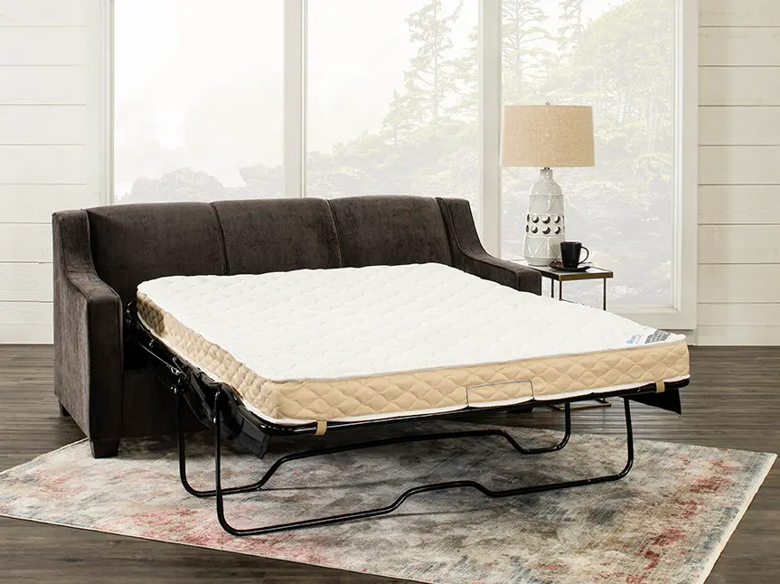 Marinette Dark Brown Convertible Full Sleeper Sofa-4