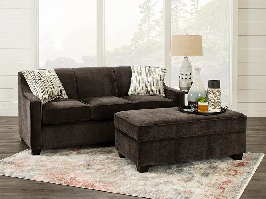 Marinette Dark Brown Convertible Full Sleeper Sofa-5