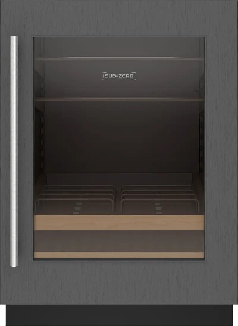 SubZero 24 Inch Undercounter Beverage Center - Panel Ready, Right Hinge