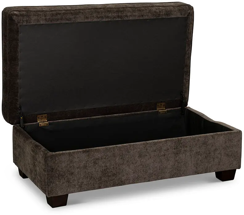Marinette Dark Brown Storage Ottoman-3