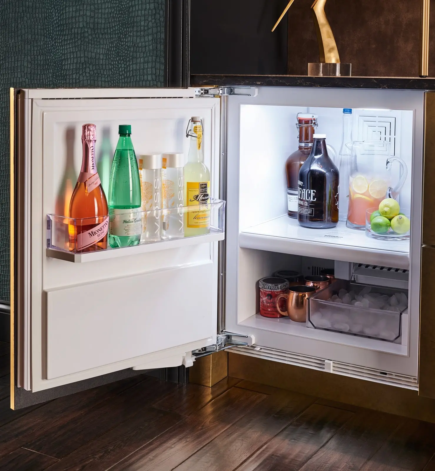DEU2450CI/L Sub-Zero 24 Inch Designer Compact Refrigerator and Freezer - Panel Ready, Left Hinge-5