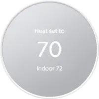 GA01334-US Google Nest Smart Thermostat - Snow