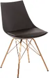 Oakley Black Faux Leather Desk Chair