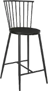 Bryce Black Metal Counter Stool