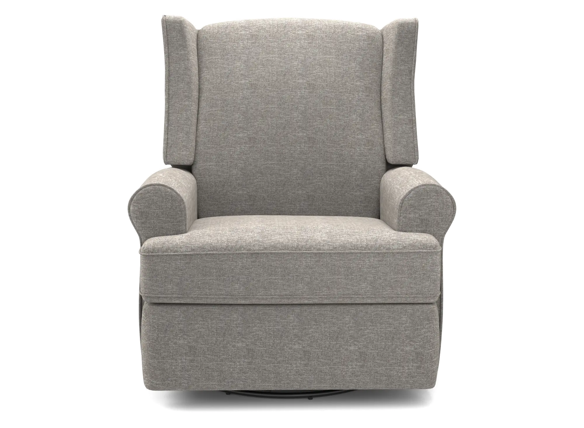 Logan Stone Gray Power Swivel Glider Recliner-2