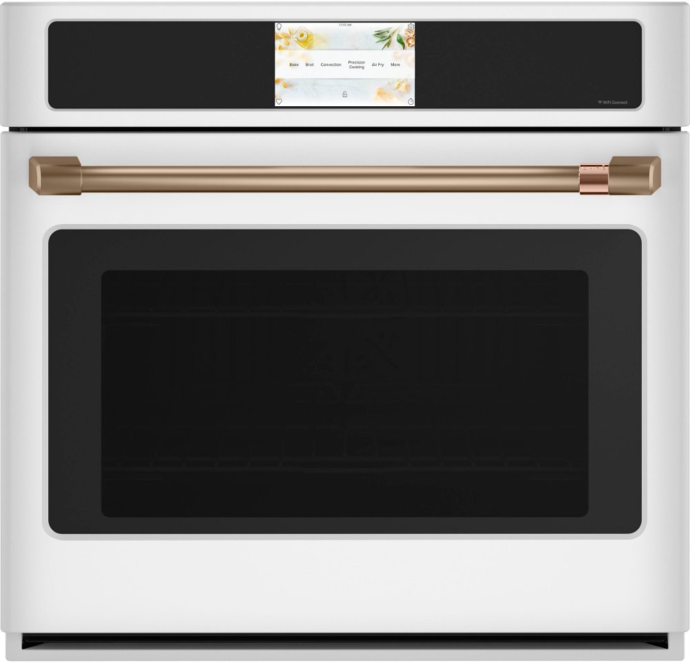 Cafe 5.0 cu ft Single Wall Oven - Matte White 30 Inch