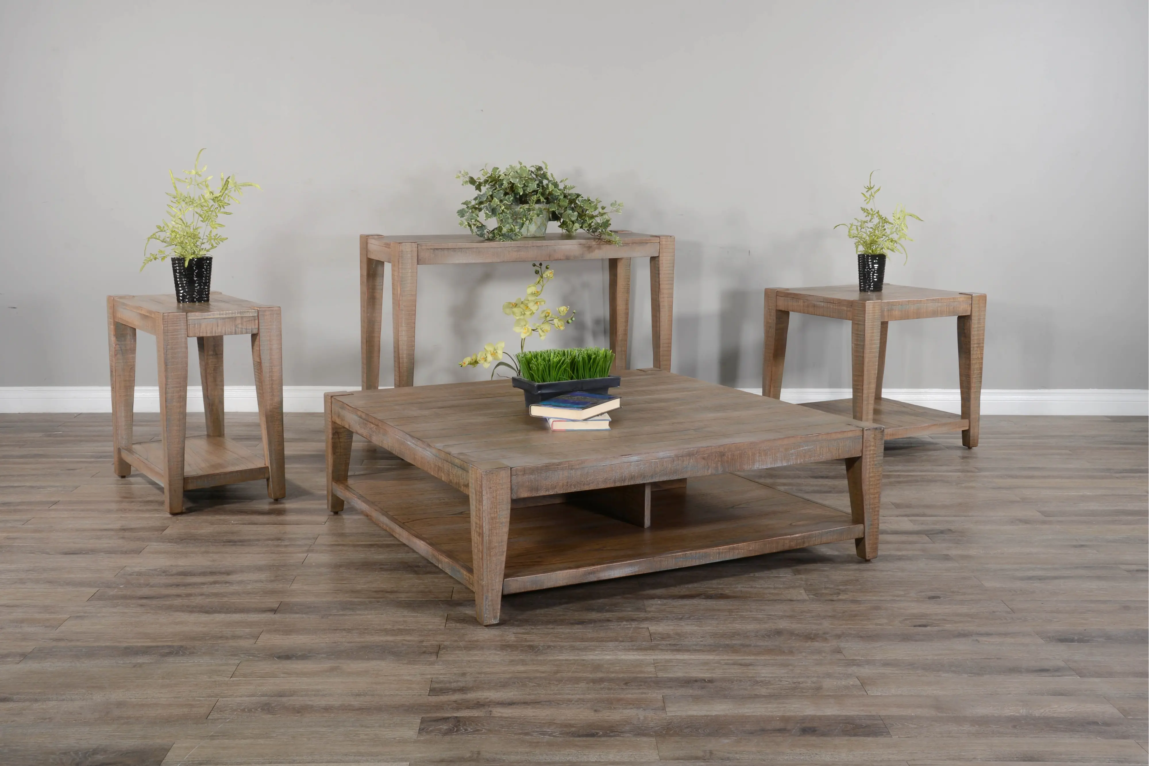 Platt Weathered Brown Coffee Table-2