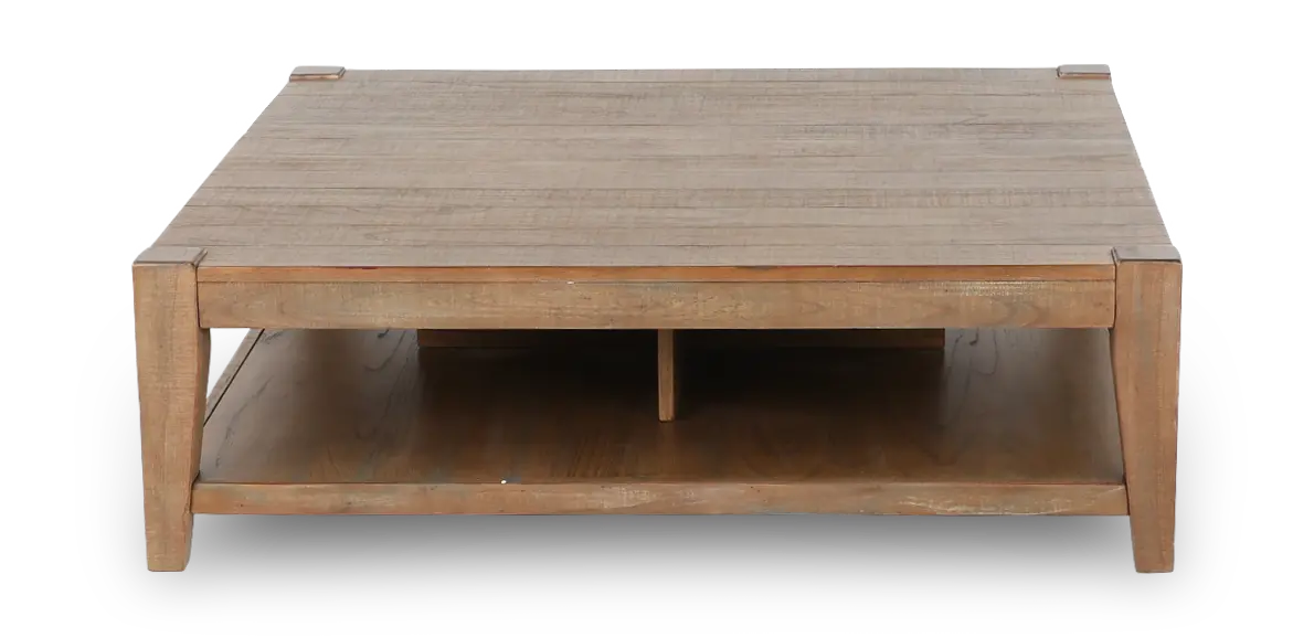 Platt Weathered Brown Coffee Table-4