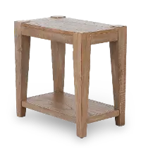 Platt Weathered Brown Side Table