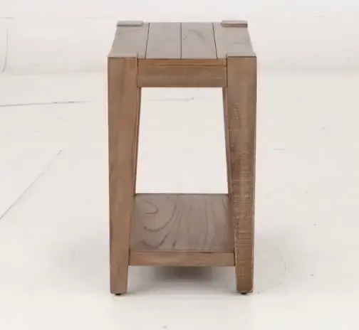 Platt Weathered Brown Side Table-8