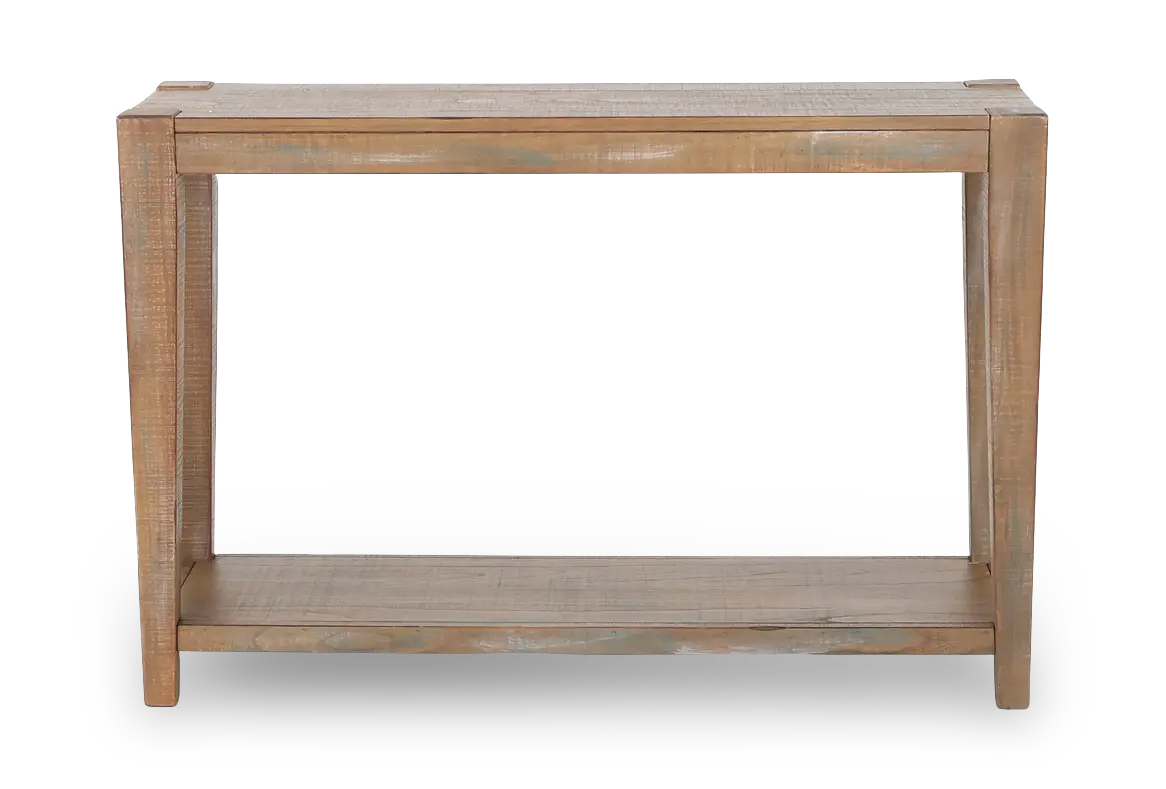 Platt Weathered Brown Sofa Table-4