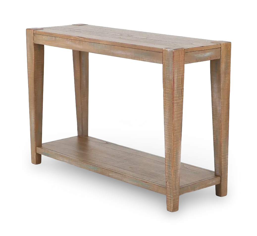 Platt Weathered Brown Sofa Table-5