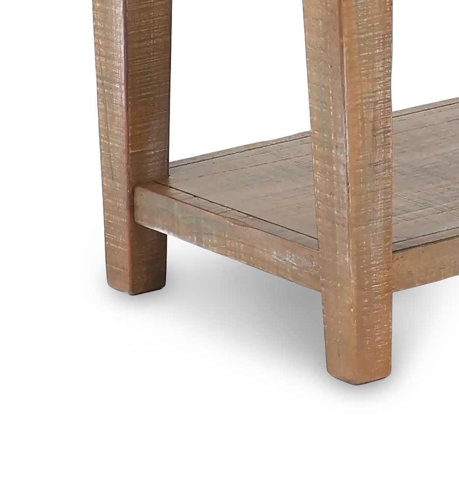 Platt Weathered Brown Sofa Table-6